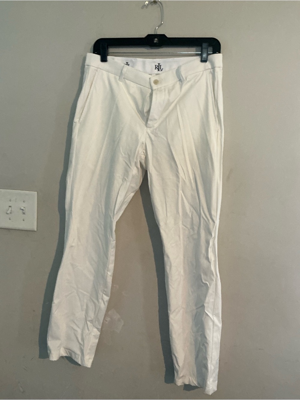 Ralph Lauren Men's White Chino Pants